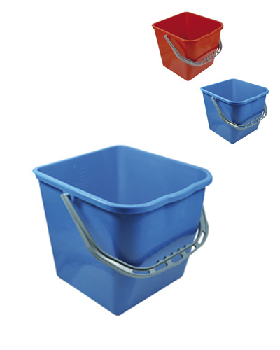 Cubo 18 litros. Azul / Rojo. (04381AZ, 04381RJ). Azul